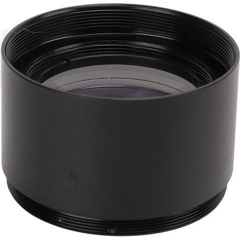 Lentille de microscope en verre optique, image nette, petit, pratique, utilisation simple, corps en métal avec miroir, objectif 0,5X (1/5)