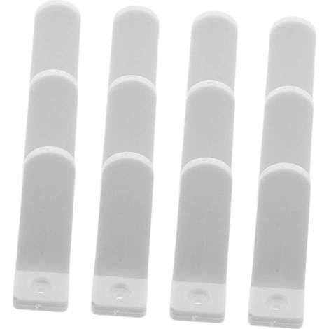 4 Pieces Accessory Wardrobe Kitchen Plastic Sliding Bottom Guides (1/5)