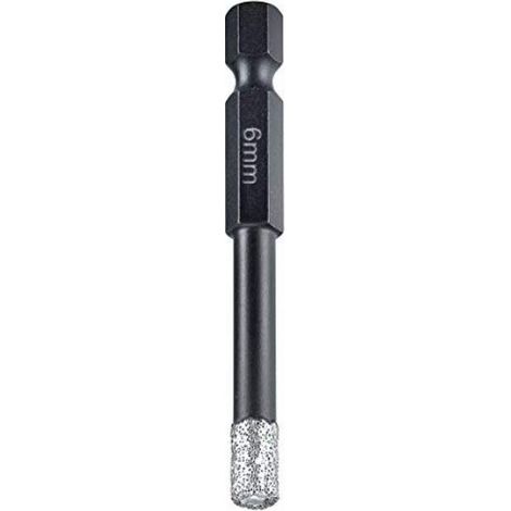 kwb 500306 Punta per piastrelle 6 mm 1/4 (6.3 mm), Alberino esagonale 1 pz. (1/5)