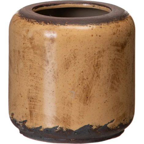 Cache pot en céramique vieillie (1/3)