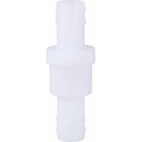 12mm Integrated Plastic Check Valve, Check Valve for Water, Fuel, Liquids, Air (1/4)