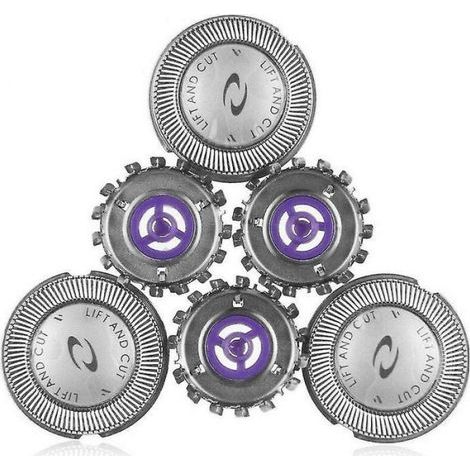 Tete De Rasoir - Compatible Philips HQ3 HQ4 HQ55 - Rechange Pour Rasoir Electrique - Lot De 3 (1/5)