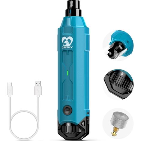 Ponceuse à Griffes pour Chiens à 6 Vitesses, Super silencieuse, Rechargeable, électrique pour Chiens de Grande, Moyenne et Petite Taille (1/5)