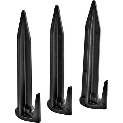 Befestigungsstifte für Begrenzungsdrähte von Mährobotern – WORX WA0179 – 100er-Packung aus robustem Kunststoff