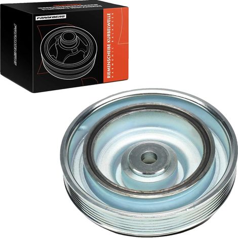 Puleggia albero motore, diametro 153 mm, larghezza 38,5 mm, 6 scanalature, vibrazioni 0, compatibile con CITROËN e PEUGEOT (1/5)