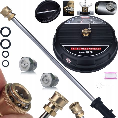 Set di Accessori per Idropulitrice compatibile con Kärcher K2–K7 – T-Racer 15" + Lancia 58 cm  Alta Pressione, Sostitutivo, Efficienza 5x