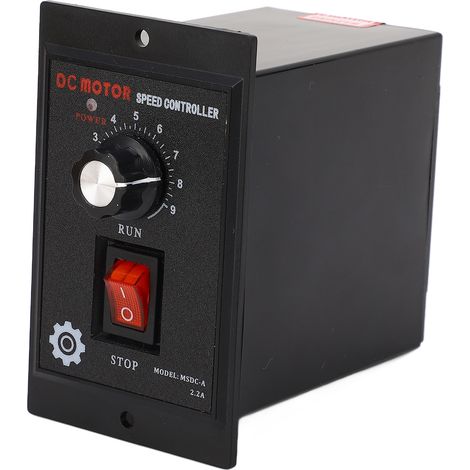 Drehzahlregler für Gleichstrommotoren, 110 V Wechselstromeingang, 110 V Gleichstromausgang, Steuerschalter, 500 W (1/5)