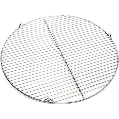Grille Barbecue Ronde - Acier Inoxydable V2A - Diamètre 55 cm - Pour Barbecue à Charbon ou à Gaz - 1 Pièce (1/5)