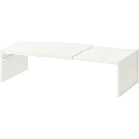 Étagères Réglables De La Cuisine,étagère D'armoire Extensible,Étagère Rétractable pour Cuisine,Peu Encombrante,Robuste,pour Le Garde Manger,Placard De Cuisine,Blanc (1/5)