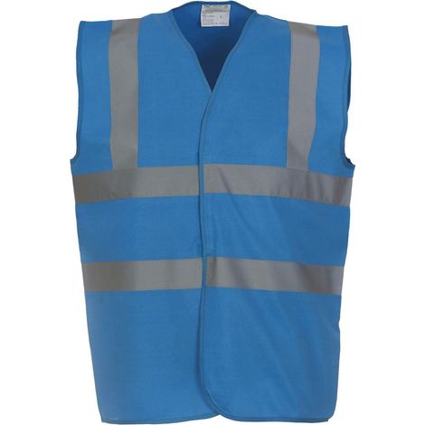 Gilet YOKO alta visibilità Blu zaffiro XXL
