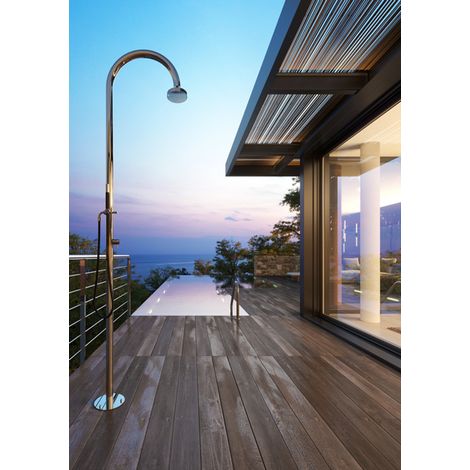 Fontealta Pooldusche ORIGO C50.E mit Handbrause Montage am Boden