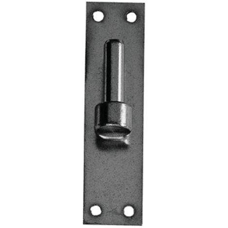 Bisagra sobre placa de cataforesis negra FIJACIONES DE ING - Ø 20 mm - A000960