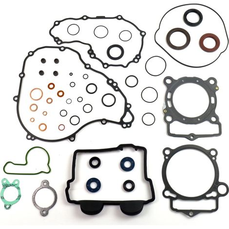 JUEGO DE JUNTAS ATHENA PARA KTM EXCF 250 '17-'22, SXF 250 '16-'22, HUSQVARNA FE 250 '17-'19 (CON RETENES DE MOTOR)