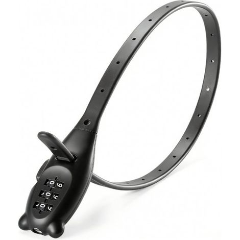 Cadenas à câble réglable - Petit cadenas à câble ajustable - Antivol léger pour vélo, casque, réfrigérateur et armoire - Noir (1/5)