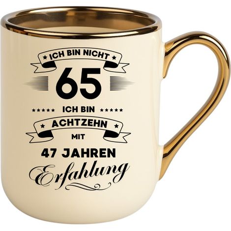 Tazza divertente, regalo per il 65° compleanno (1/3)