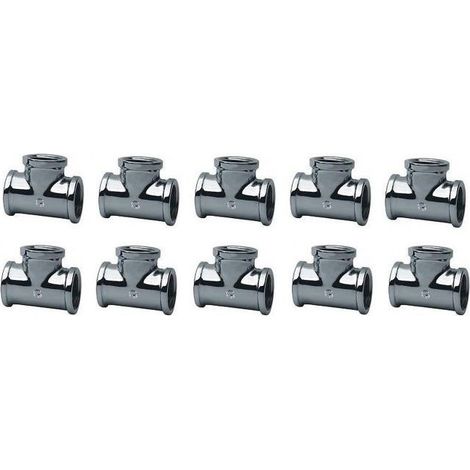 TÉ CHROME 1/2 POUCE (1/2)