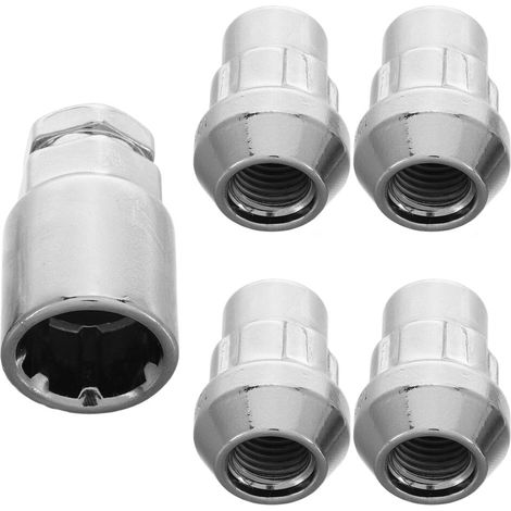 Set di 5 bulloni antifurto in acciaio per ruote di Buick Lacrosse e Cruze (argento) (1/2)