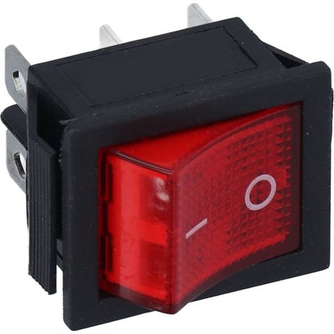 Interrupteur à bascule autobloquant, robuste et durable, facile à utiliser, bouton remplaçable, mini-interrupteur, 250 V CA. (1/5)
