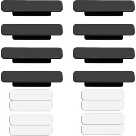 8 selbstklebende Möbelgriffe, selbstklebende Schubladengriffe, selbstklebende Küchengriffe, für Türen, Fenster, Schubladen, Schränke, Kühlschränke, Toilettendeckel