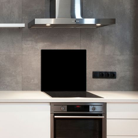 PANNELLO DI PROTEZIONE IN VETRO 65x60 NERO (1/5)