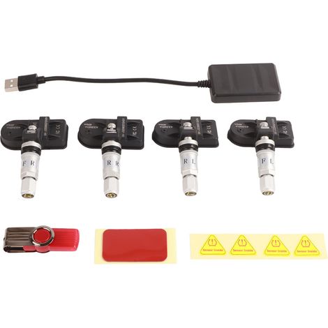 Manomètre de pression des pneus USB TPMS capteurs internes pour affichage navigation Android voiture (1/5)