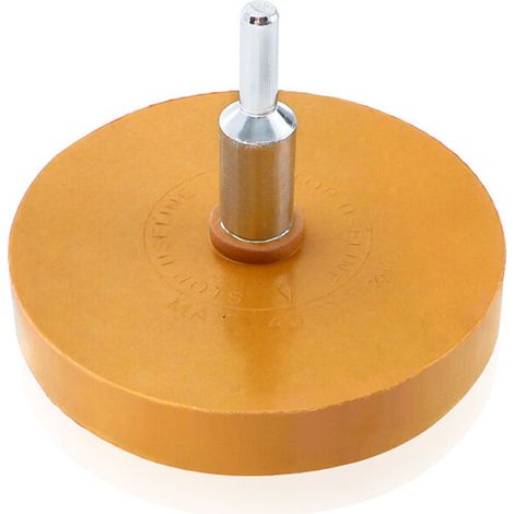 royaluxe - Gomme de Carrossier pour Ornements 88 mm Roue Caoutchouc Gomme Gomme Perceuse Disque Gomme Autocollant avec 2 Adaptateur (1/5)