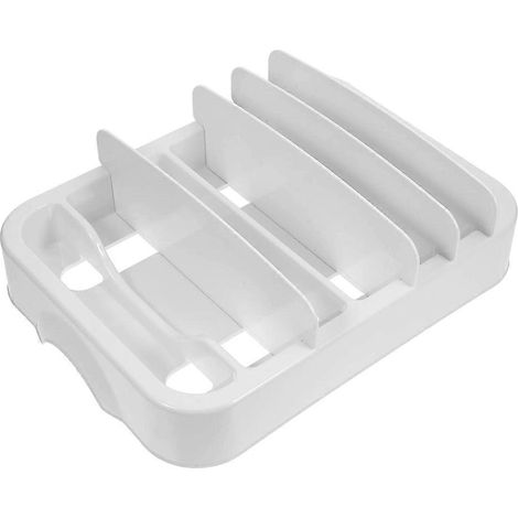 Organisateur plateau planche à découper support avec amovible compartments plan de travail stain ustensile rangement (1/5)