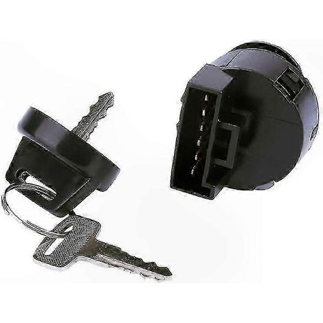 Compatible avec les commutateurs à clé d'allumage à 3 positions pour les véhicules UTV, Ranger et RZR, avec faisceau de câblage à 6 broches. (1/5)