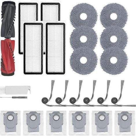 Qrevo S5V Zubehörset (24-teilig) für Roborock Qrevo S5V/Curv/Edge Saugroboter: Bürste, Filter und Wischbeutel. (1/5)