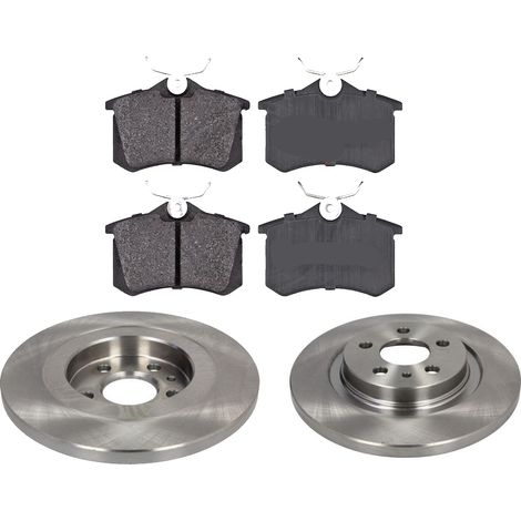 KIT FRENI POSTERIORI compatibile con FIAT ULYSEE (179) - DISCHI + PASTIGLIE OEM: FDB1083 / 17617 /SOSTITUZIONE DIRETTA/BASSA POLVERE/SILENZIOSO (1/5)