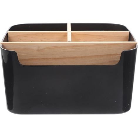 Boîte de rangement de maquillage détachable, organisateur de toilette de bureau pour les voyages et la coiffeuse (1/5)