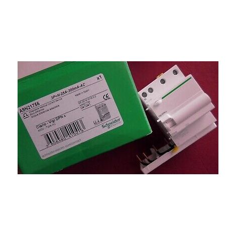 VIGI DPN 3P+N 25A 300mA-AC SCHNEIDER A9N21756 BLOC DIFFERENTIEL ( DT40 )