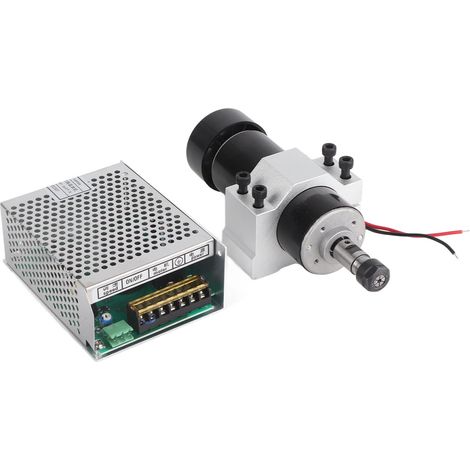 Luftgekühlter Spindelmotor-Drehzahlregler ER11-Vorrichtung für DIY-Gravurarbeiten, 12000 U/min, 500 W (1/5)