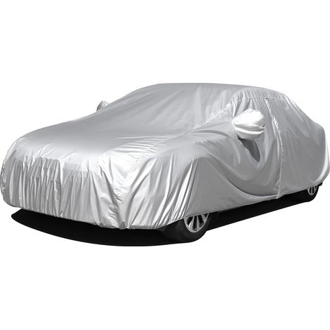 Funda universal para coche, protección contra la lluvia, el polvo, el sol y los rayos UV, impermeable y transpirable, para exterior e interior (3 unidades) (1/4)