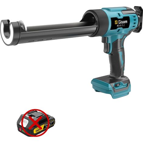Pistolet à calfeutrer électrique, 400KG de poussée, 6 réglages de vitesse, Pas de batterie Pas de prise (1/2)