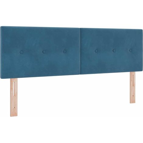 Maison Exclusive - Kopfteil Dunkelblau 144 cm Samt
