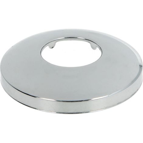 Rosace de siphon, laiton, chromée 80 mm x 32 mm x 15 mm