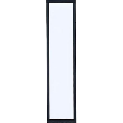 Vetrata atelier 30 x 105 cm (L x H) in Alluminio termolaccato Nero - BAYVIEW