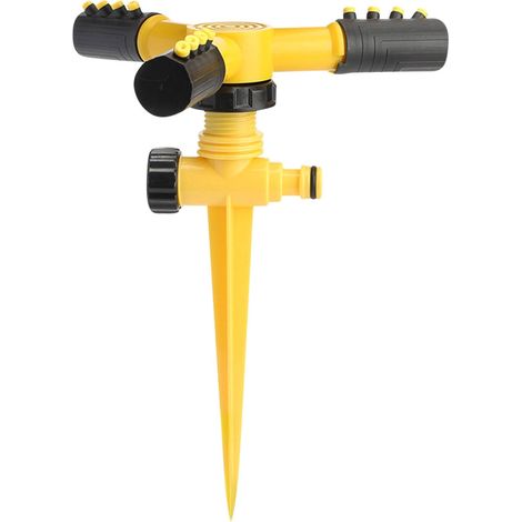 Arroseur Impulsionnel Rotatif 360° - Arroseur de Jardin pour Pelouse et Plantes - Système d'Irrigation par Tuyau - 1 Unité (1/5)