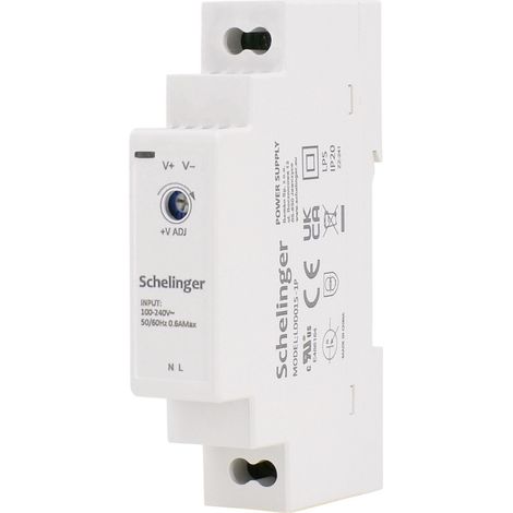 Alimentation Rail DIN 24V 15W - Compact 90x58x17,5mm - IP20 - Classe II (1/5)