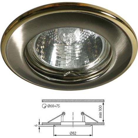 FARETTO DECORATIVO HORN CTC-3114-SN/G - KANLUX (1/2)