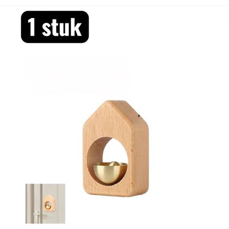 Sonnette magnétique en cuivre en forme de flèche pour entrée et réfrigérateur 1 pièce (1/5)