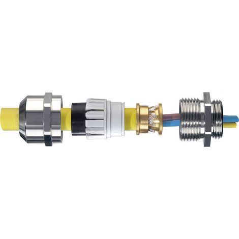Wiska 10065017 Kabelverschraubung M16 Messing Messing 50 St.