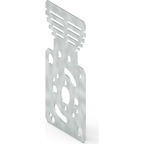 Plaque d’immobilisation en acier galvanisé épaisseur 1,2 mm (1/2)
