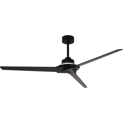Ventilateur, BRISA MINI, Ventilateur plafond LED design jardin Noir en Metal, MANTRA (1/5)