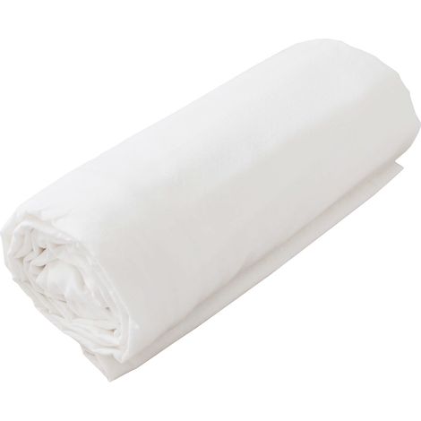 Drap housse pour lit relevable 200 (2 x 100) x 200 cm Blanc 200x200 cm