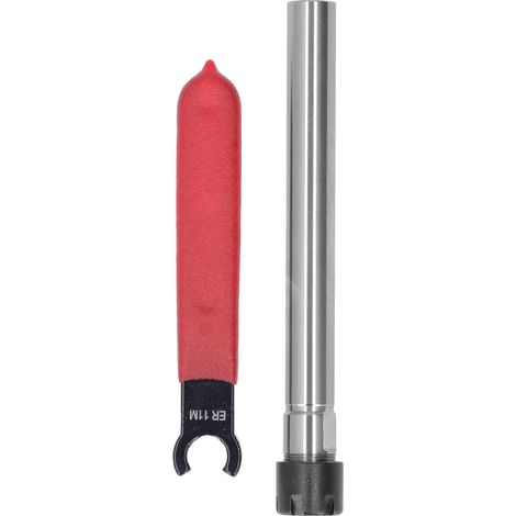 Mandrin de serrage long droit CNC ER11M 100L pour fraisage, pince de 1 à 7mm avec clé, tige de prolongation (1/5)