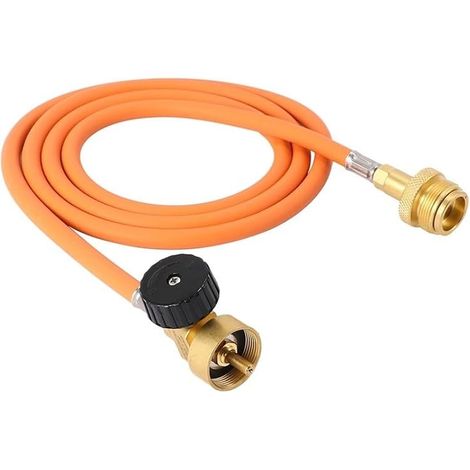 Kit d'extension de tuyau de 1,5 m pour torche MAPP et crochet de ceinture pour chalumeau de soudage à gaz (1/5)