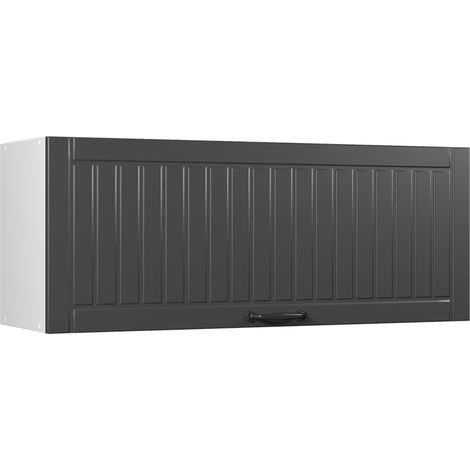 Hängeschrank Fame-Line, Dunkelgrau/Weiß, 100 cm, Vicco (1/5)