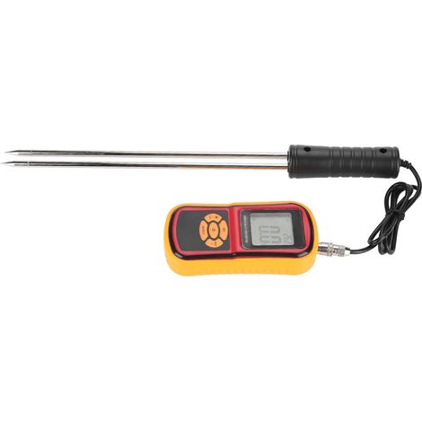GM640 Appareil portable numérique LCD de mesure de l'humidité et de la température des grains (blé, riz, maïs, haricots) (1/5)